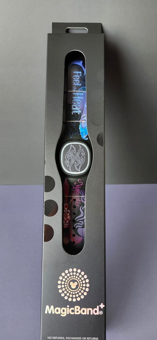 Disney MagicBand+ "Feel the Heat" Villains Edition – Hades & Jafar
