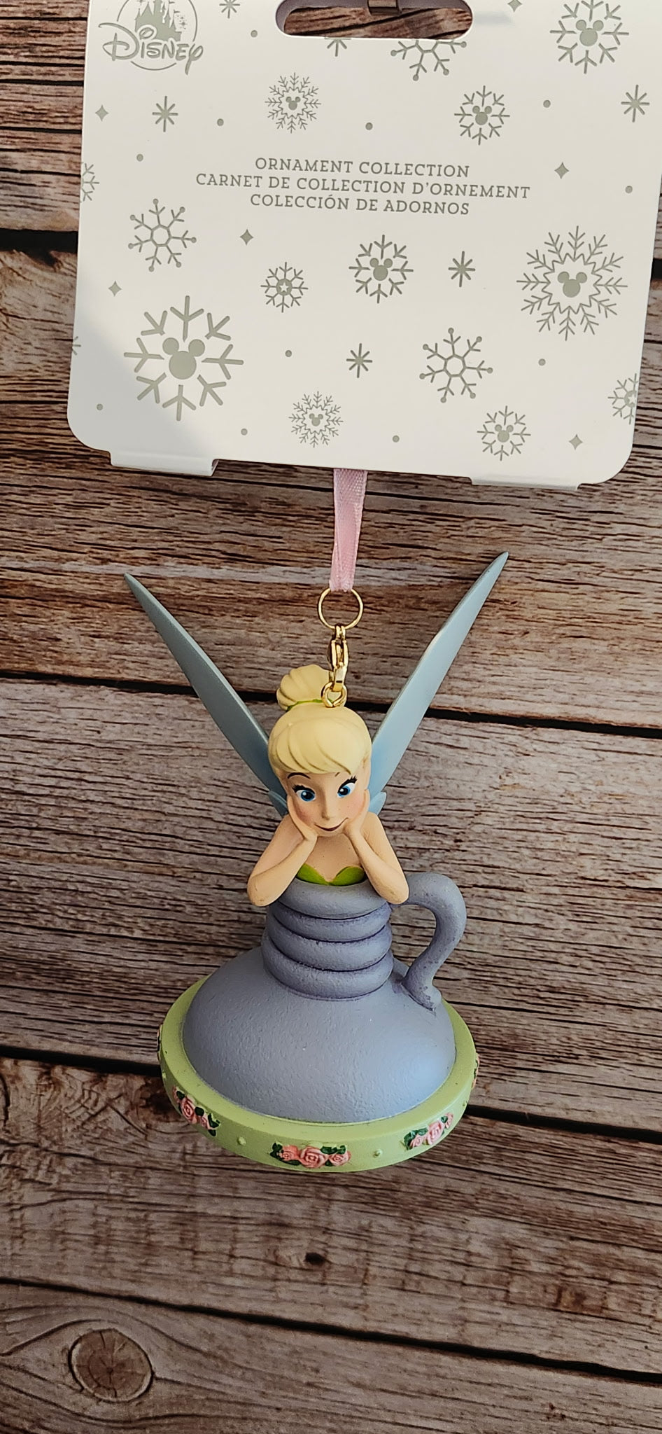 Disney Tinker Bell UK Pavilion EPCOT World Showcase Ornament NWT 4"