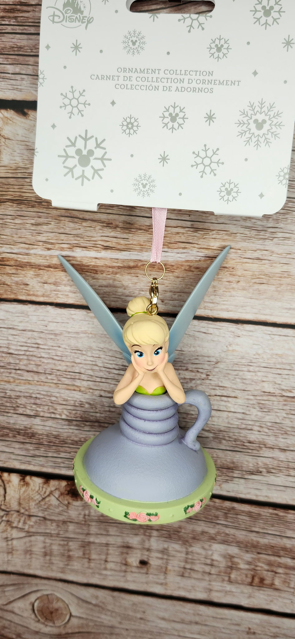Disney Tinker Bell UK Pavilion EPCOT World Showcase Ornament NWT 4"