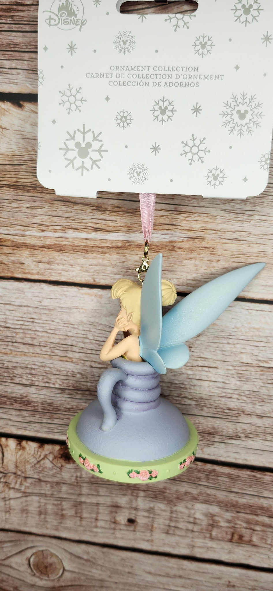 Disney Tinker Bell UK Pavilion EPCOT World Showcase Ornament NWT 4"