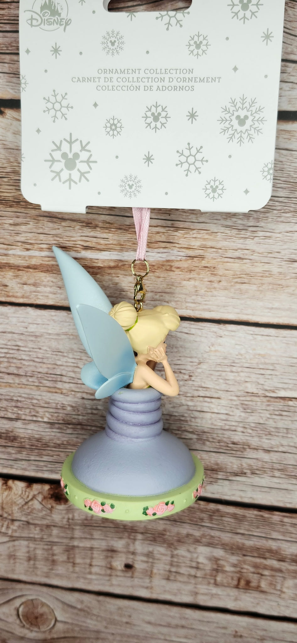 Disney Tinker Bell UK Pavilion EPCOT World Showcase Ornament NWT 4"