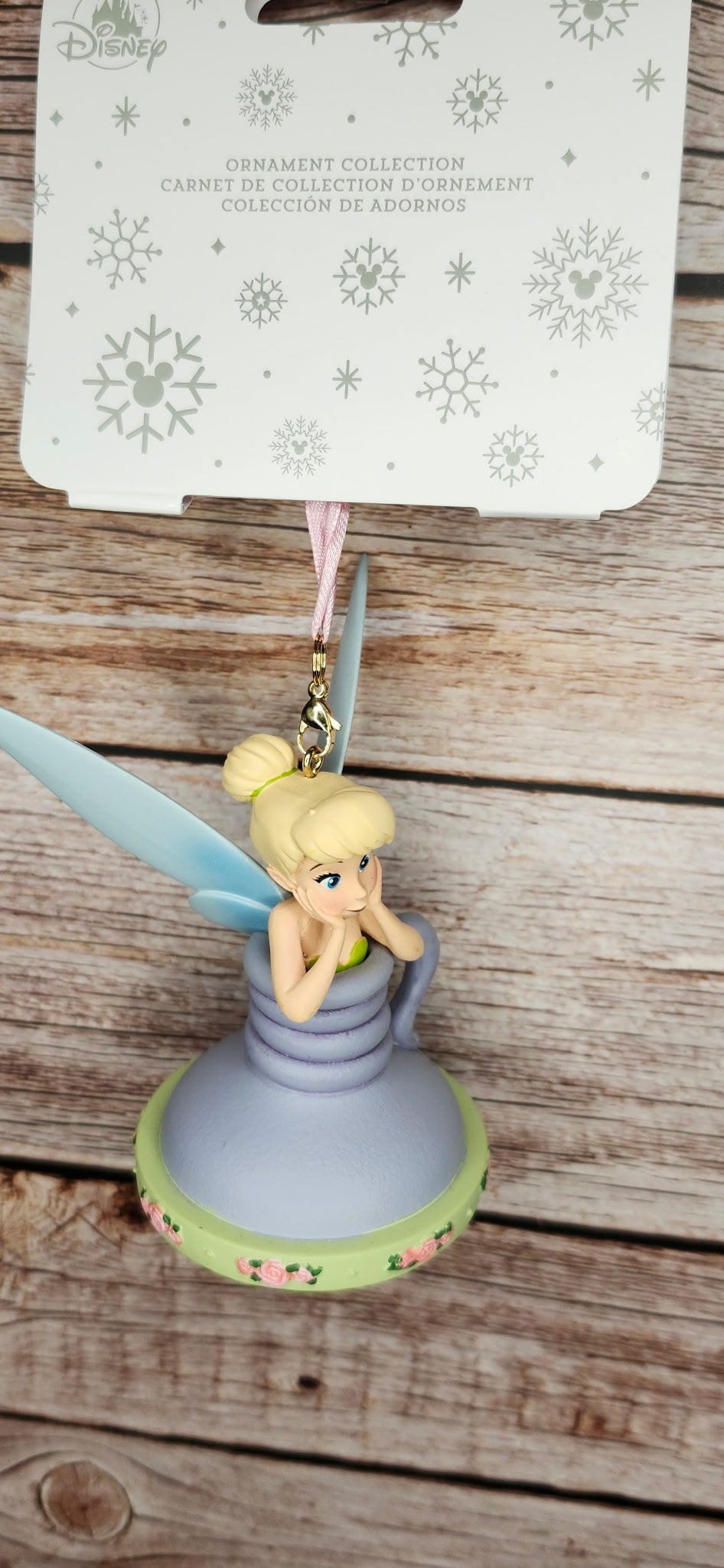 Disney Tinker Bell UK Pavilion EPCOT World Showcase Ornament NWT 4"