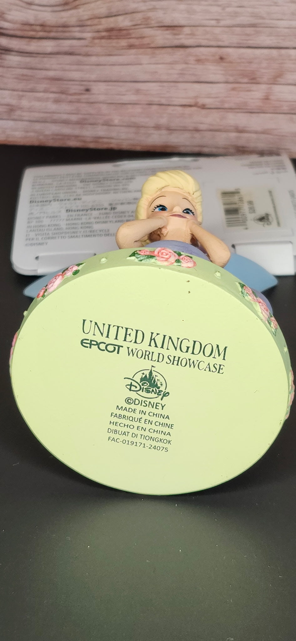 Disney Tinker Bell UK Pavilion EPCOT World Showcase Ornament NWT 4"