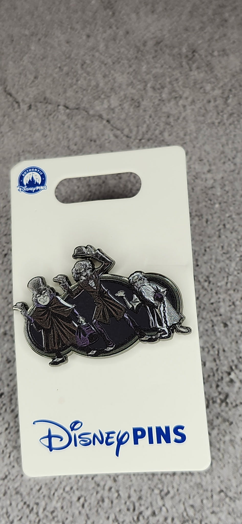 Disney Haunted Mansion Hitchhiking Ghosts Phineas Ezra Gus Pin NWT