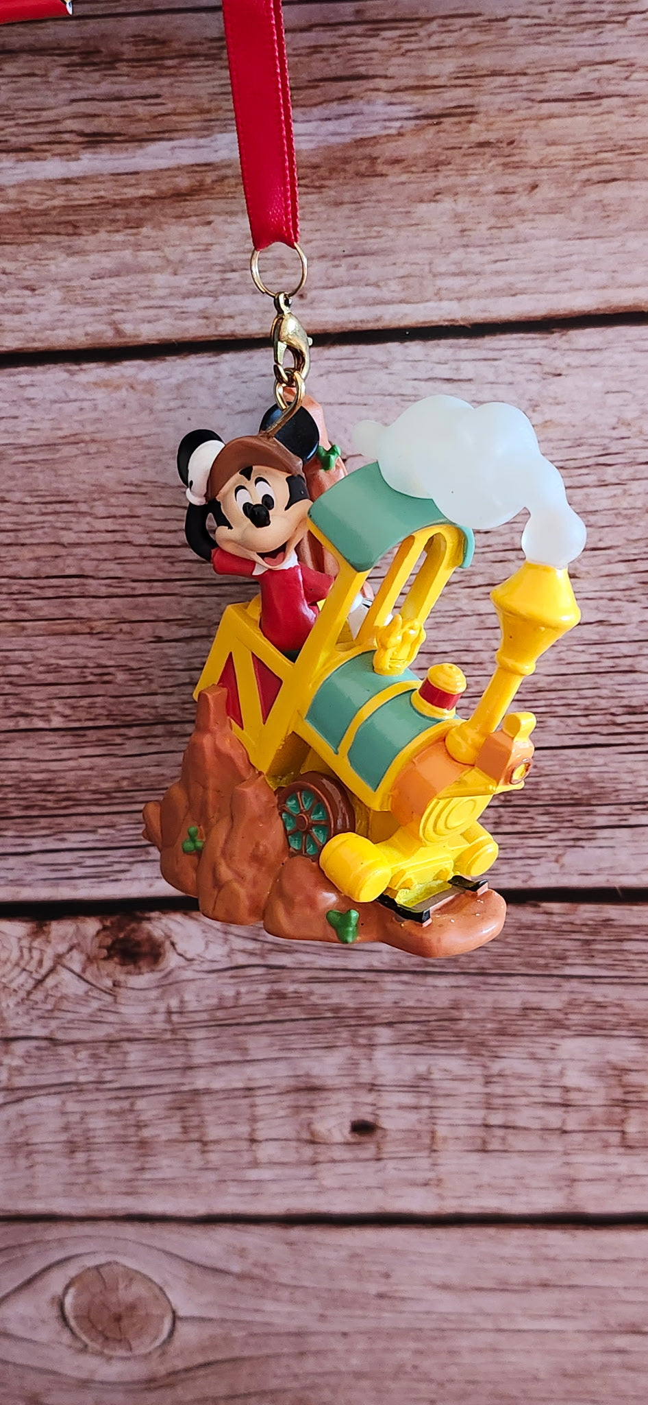 Disney Play In The Park Big Thunder Mountain Mickey Ornament NWT Frontierland