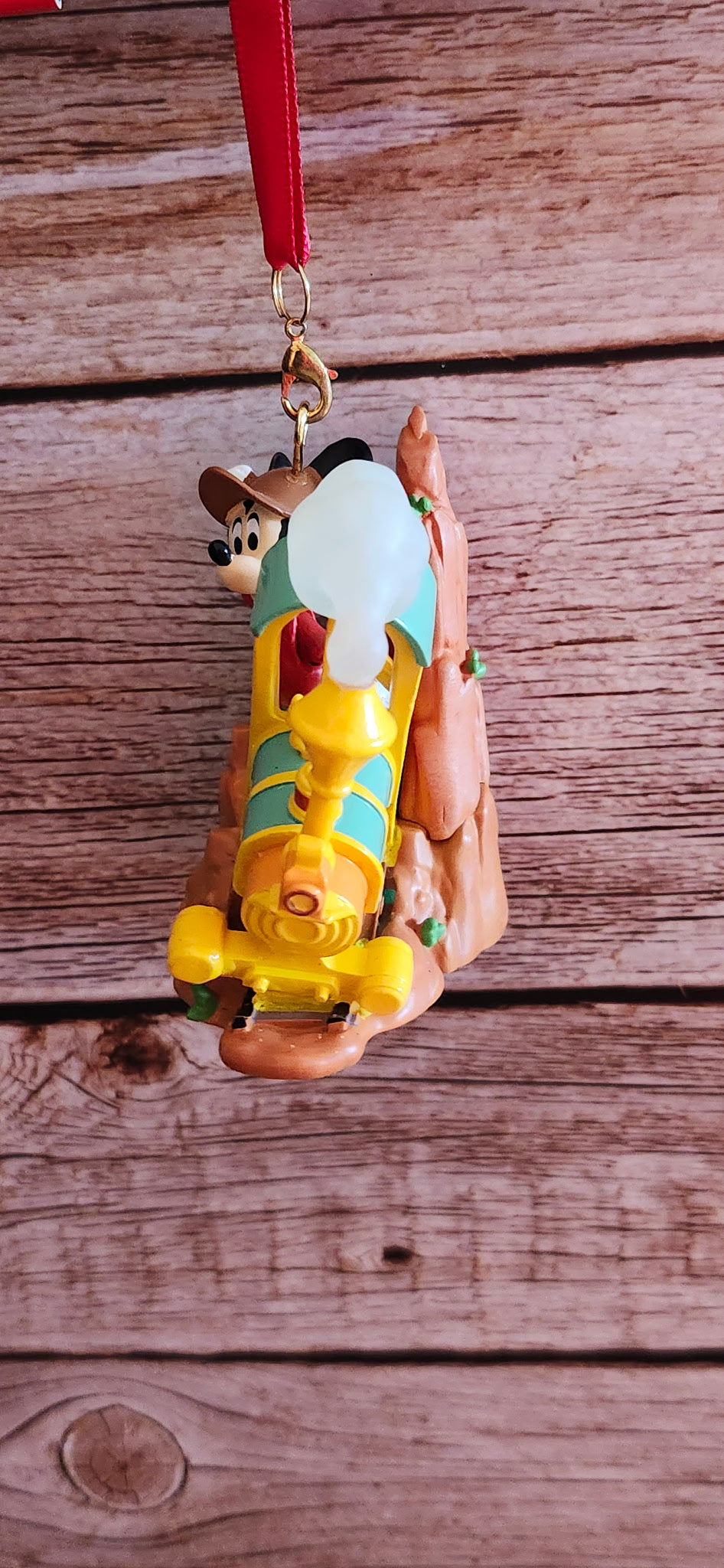 Disney Play In The Park Big Thunder Mountain Mickey Ornament NWT Frontierland