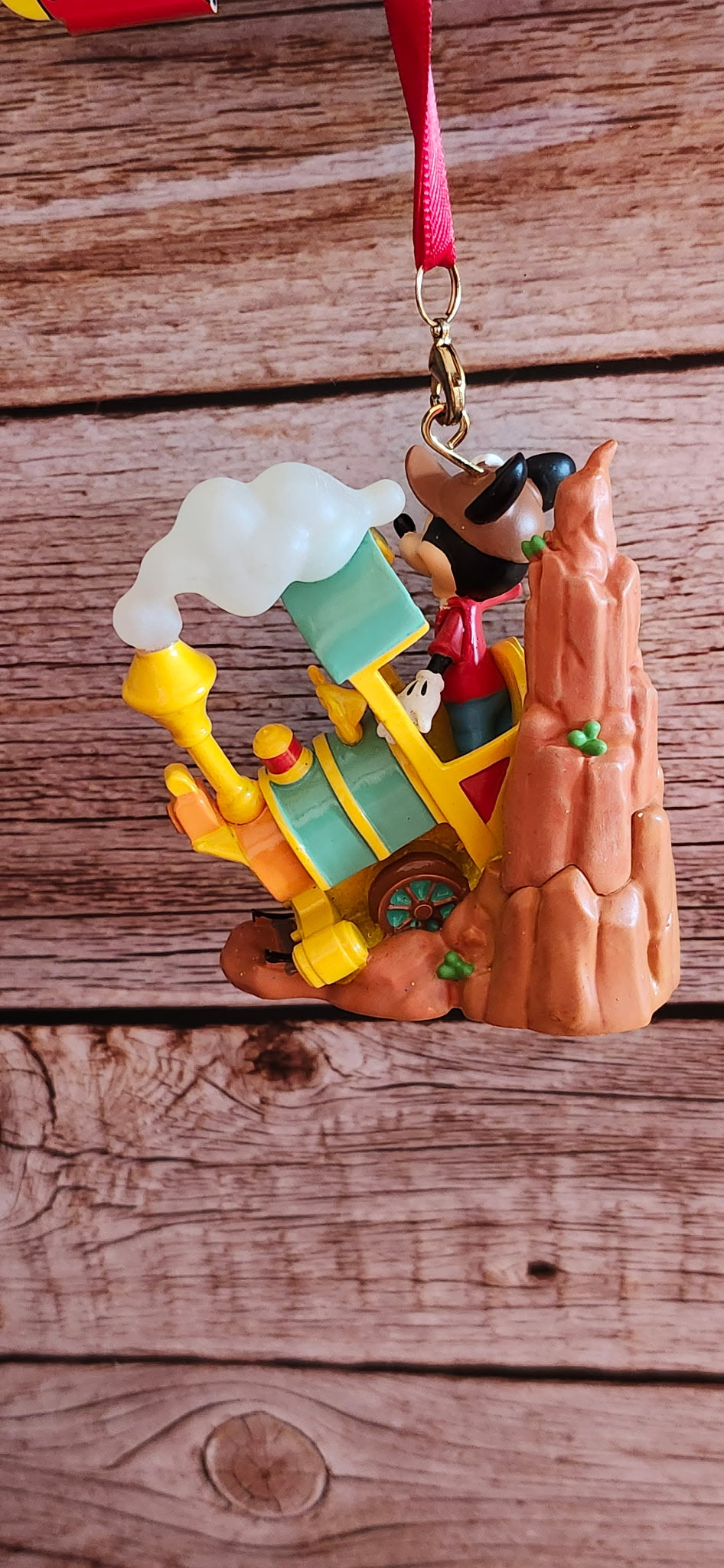 Disney Play In The Park Big Thunder Mountain Mickey Ornament NWT Frontierland