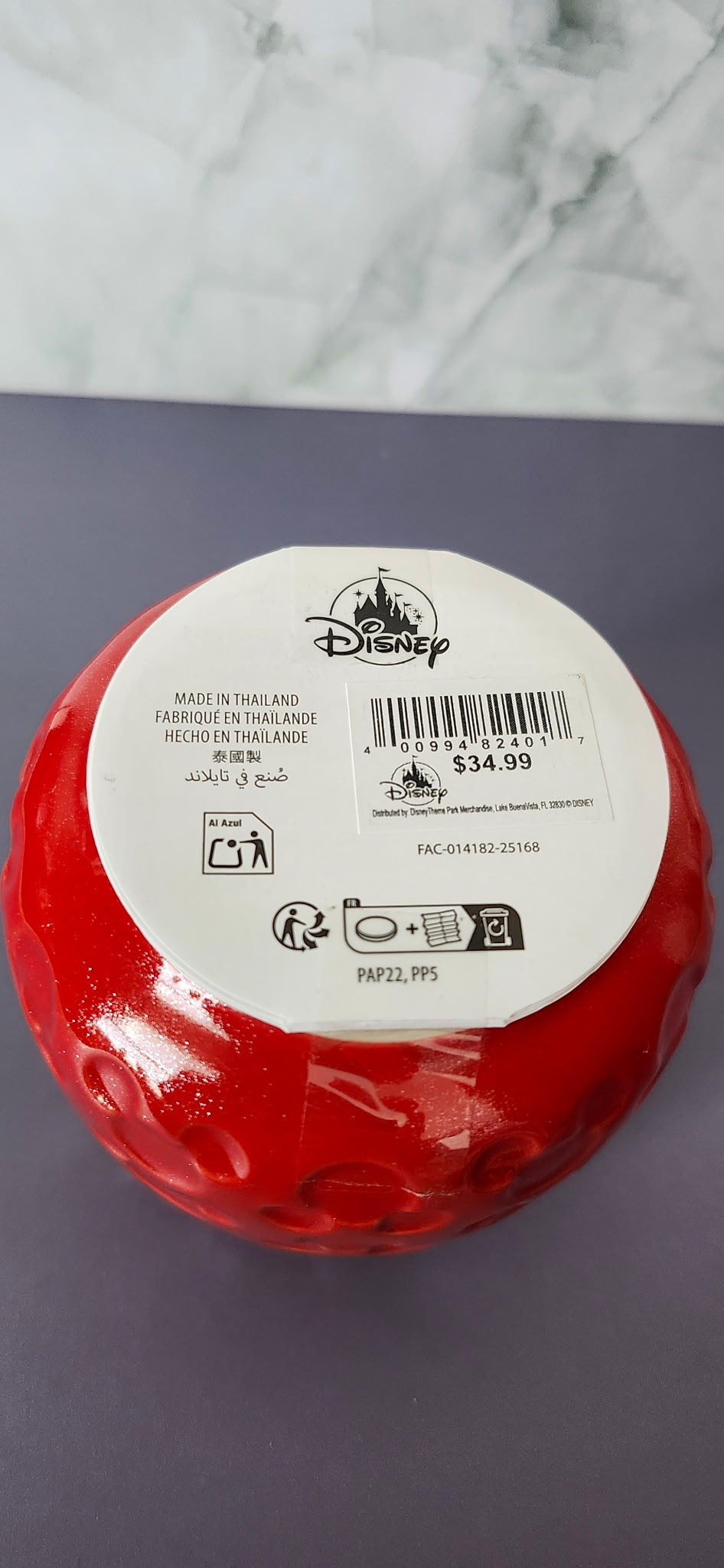 Disney Mickey Mouse Stoneware Candle – Cinnamon, Clove & Orange Scent