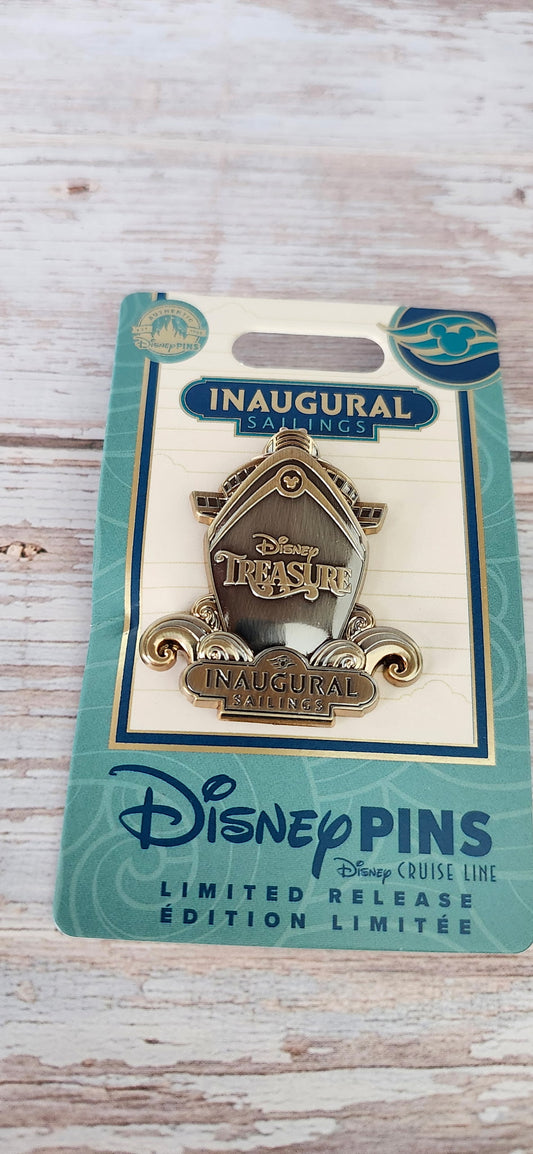 Disney Cruise Line Disney Treasure Inaugural Sailings Limited Release Pin