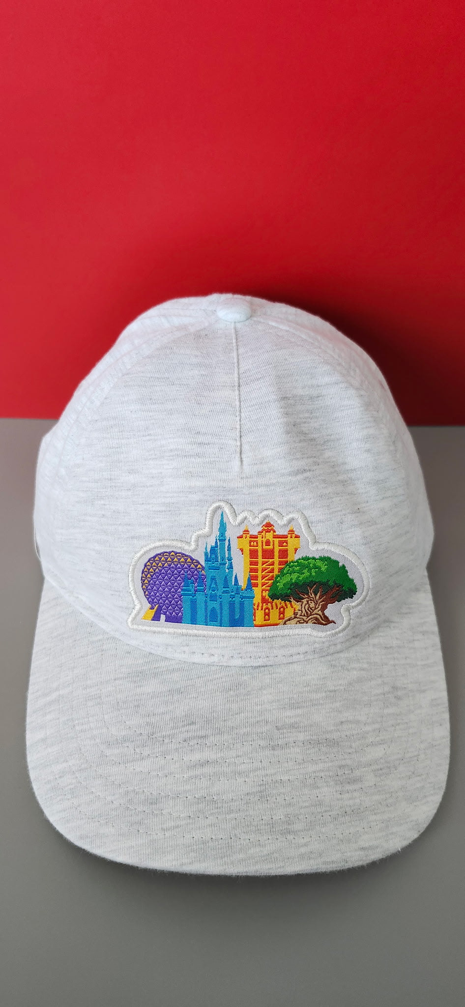 Walt Disney World Four Parks Icons Heather Gray Baseball Cap
