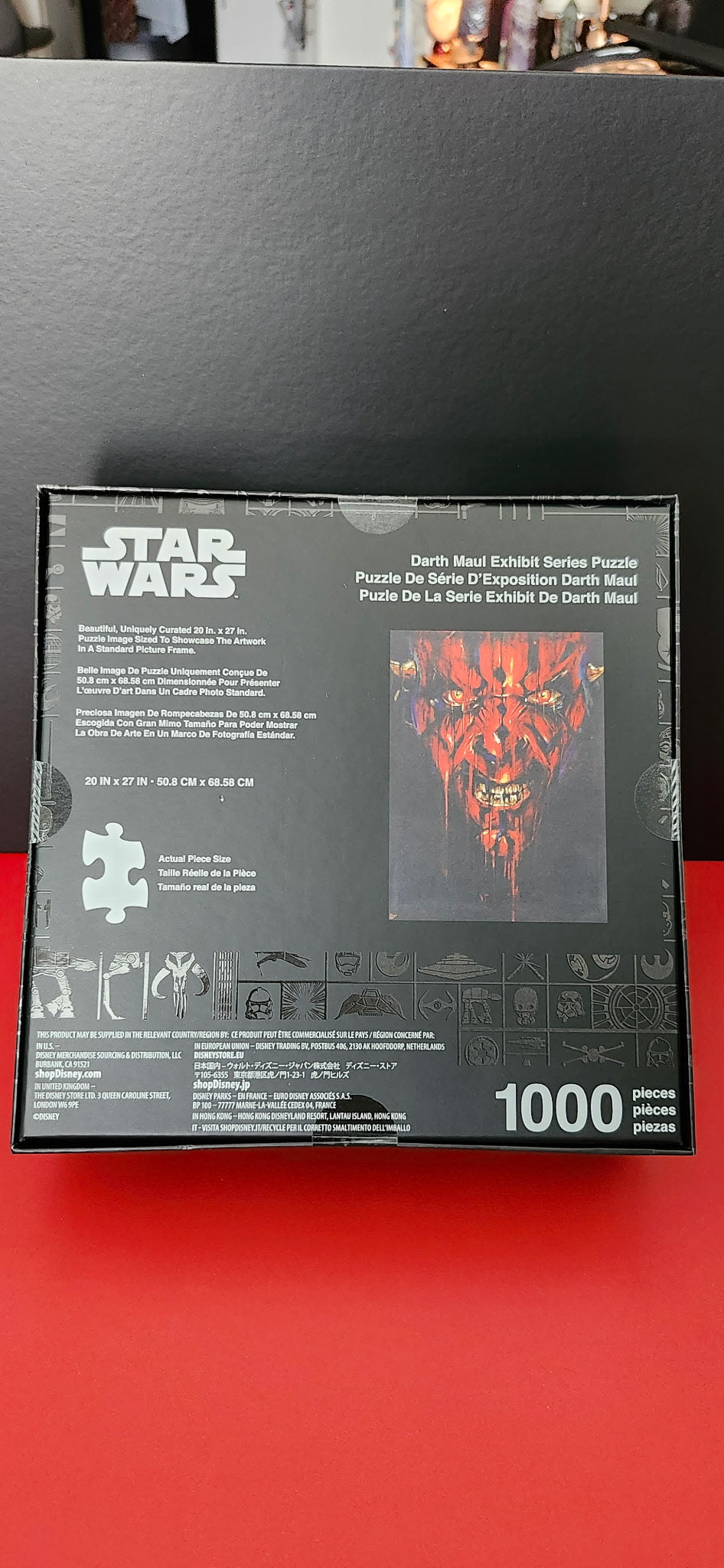 Disney Star Wars Darth Maul Exhibit Series 1000 Piece Puzzle Sealed