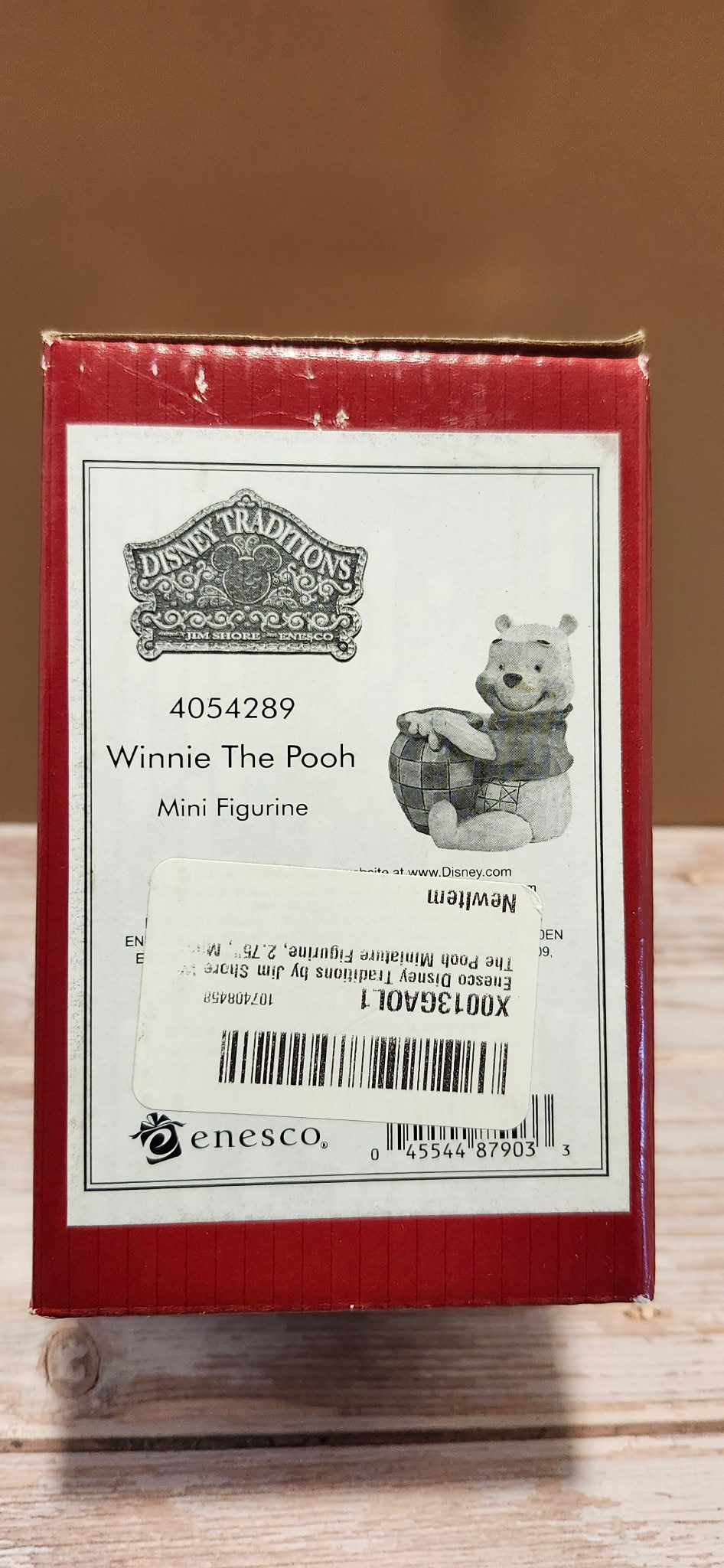 Jim Shore Disney Traditions Winnie the Pooh Honey Jar Mini Figurine NWT