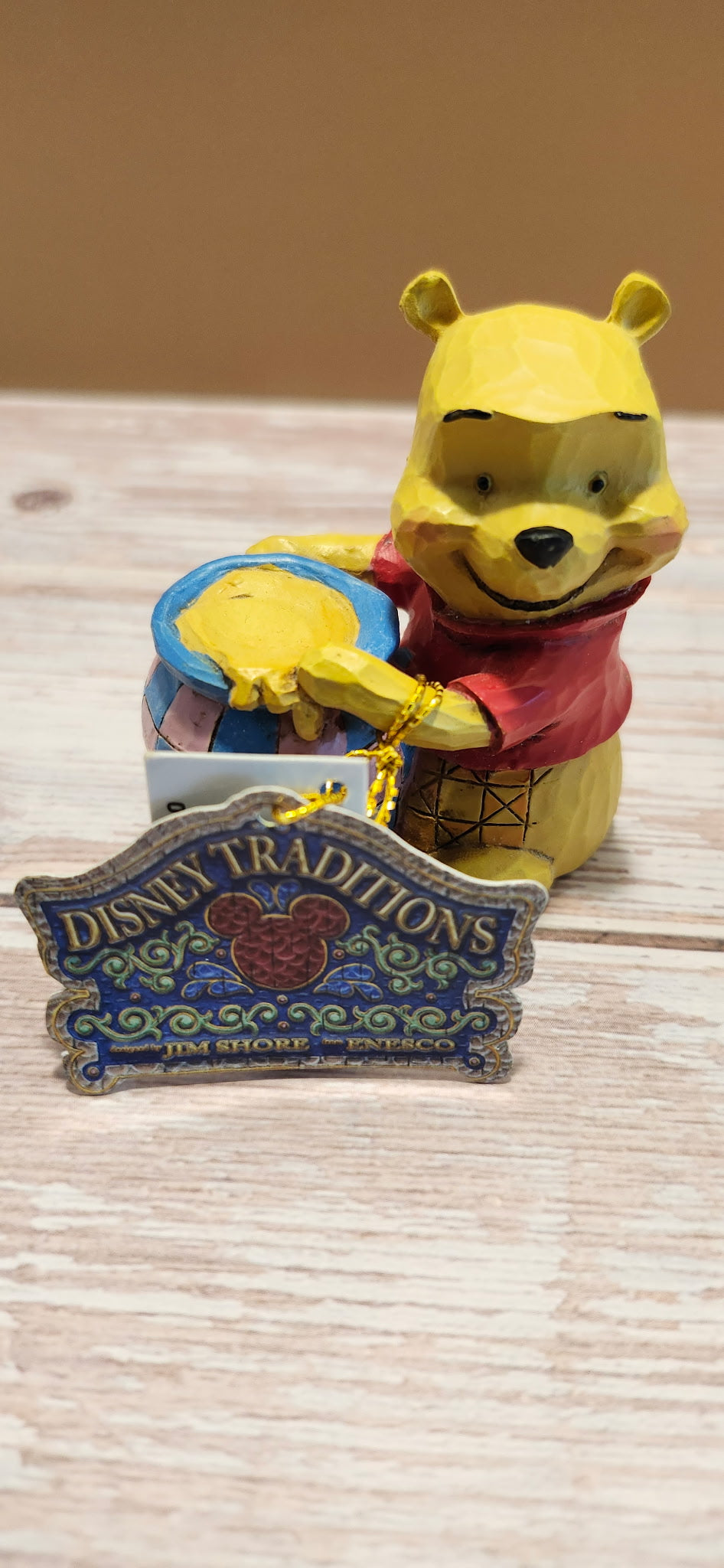 Jim Shore Disney Traditions Winnie the Pooh Honey Jar Mini Figurine NWT