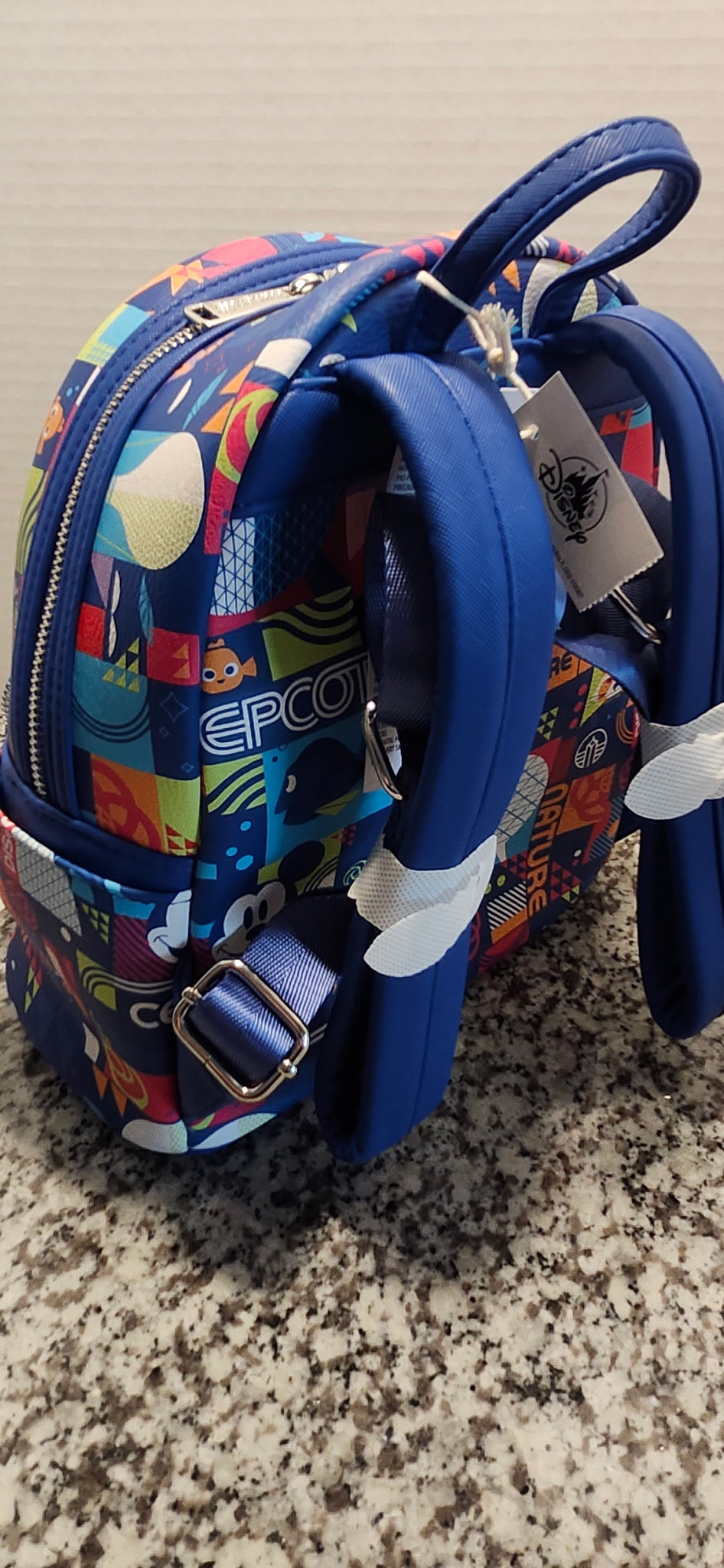 Disney Parks Loungefly EPCOT Figment Mini Backpack NWT Park Exclusive