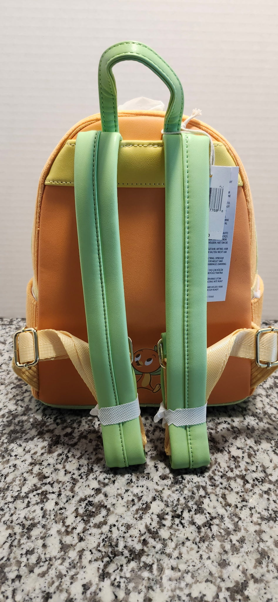 Loungefly Disney Parks Orange Bird Corduroy Mini Backpack NWT