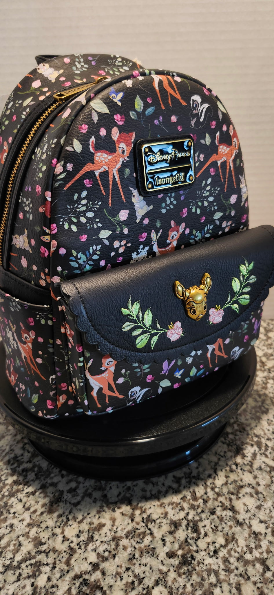 Loungefly Disney Parks Bambi Floral Mini Backpack NWT