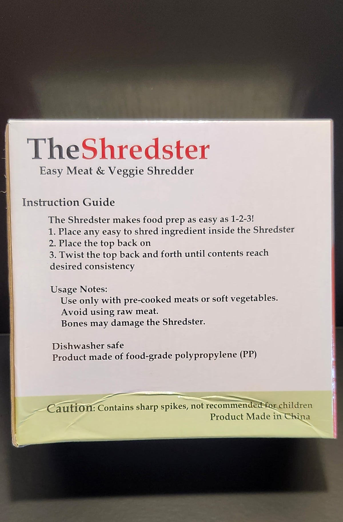 The Shredster Easy Meat & Veggie Shredder Twist Kitchen Prep Tool (NEW)