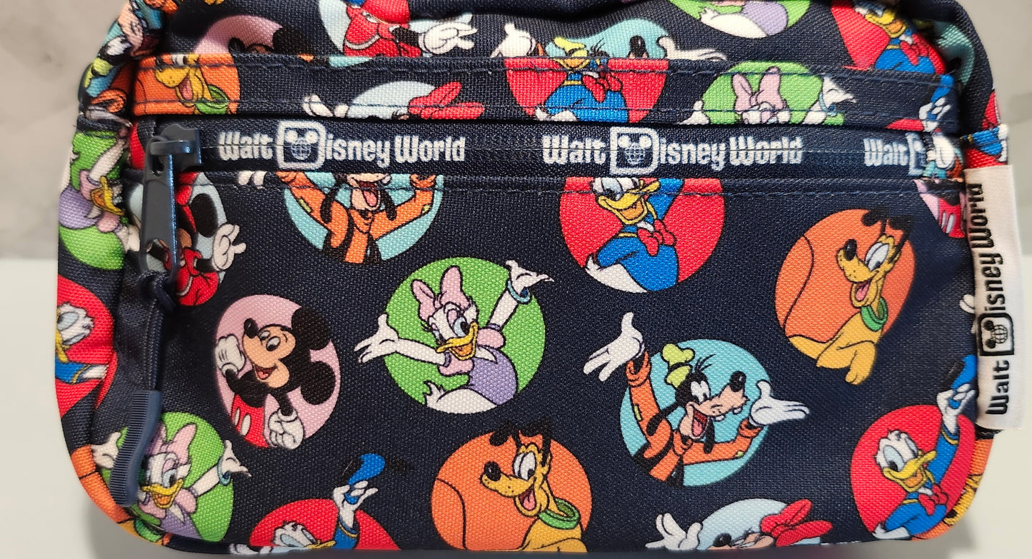 Walt Disney World Mickey & Friends Fanny Pack Retired Ear Holder NWT