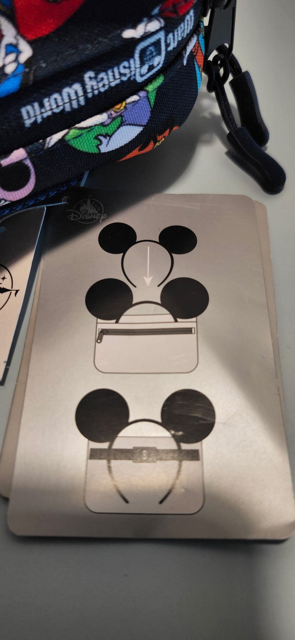 Walt Disney World Mickey & Friends Fanny Pack Retired Ear Holder NWT