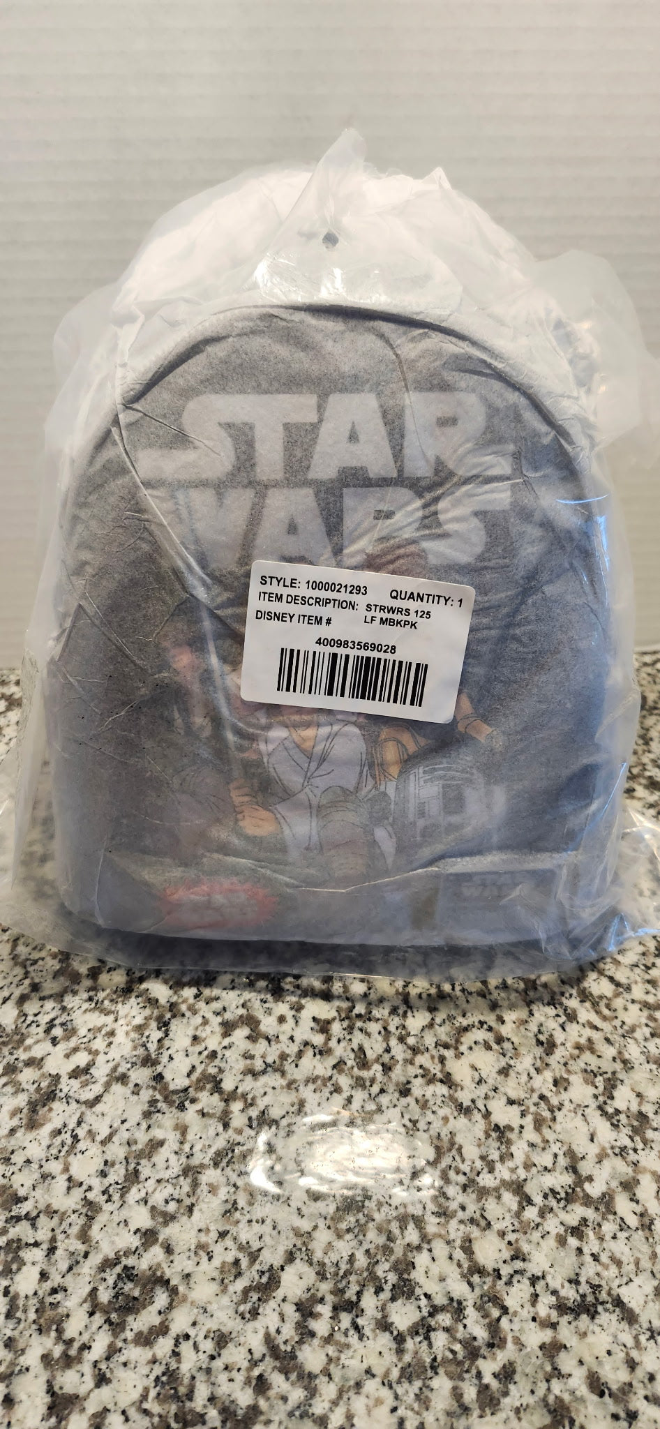 Loungefly Star Wars Glow in the Dark Mini Backpack Disney NWT