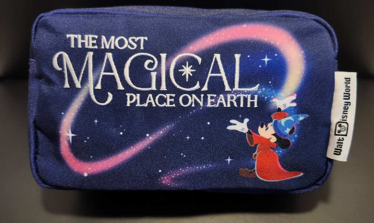 Walt Disney World Sorcerer Mickey Fanny Pack Belt Bag NWT Navy Blue