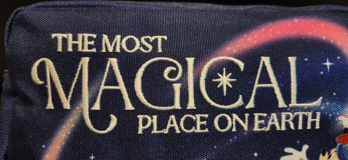 Walt Disney World Sorcerer Mickey Fanny Pack Belt Bag NWT Navy Blue