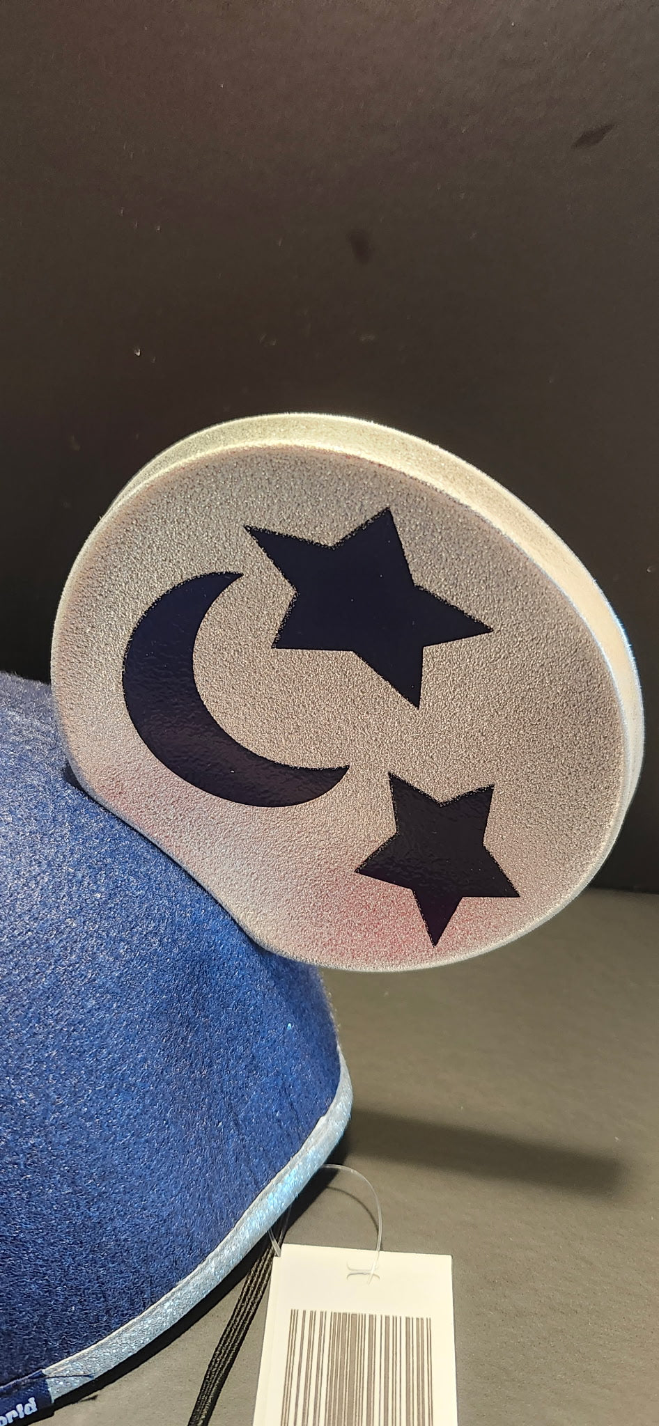 Disney World Magical Place on Earth Mickey Ears Navy Silver Moon Stars NWT
