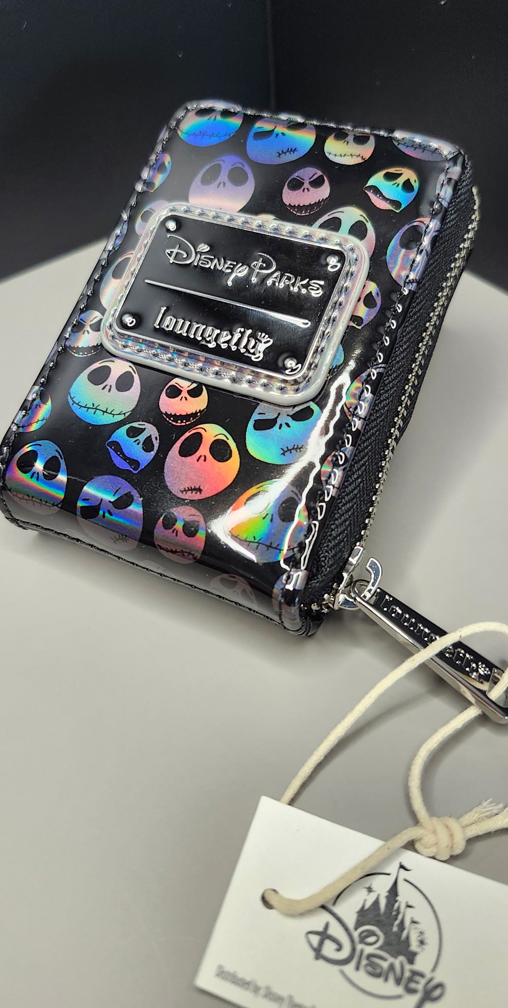 Disney Parks Loungefly Nightmare Before Christmas Jack Faces Accordion Wallet