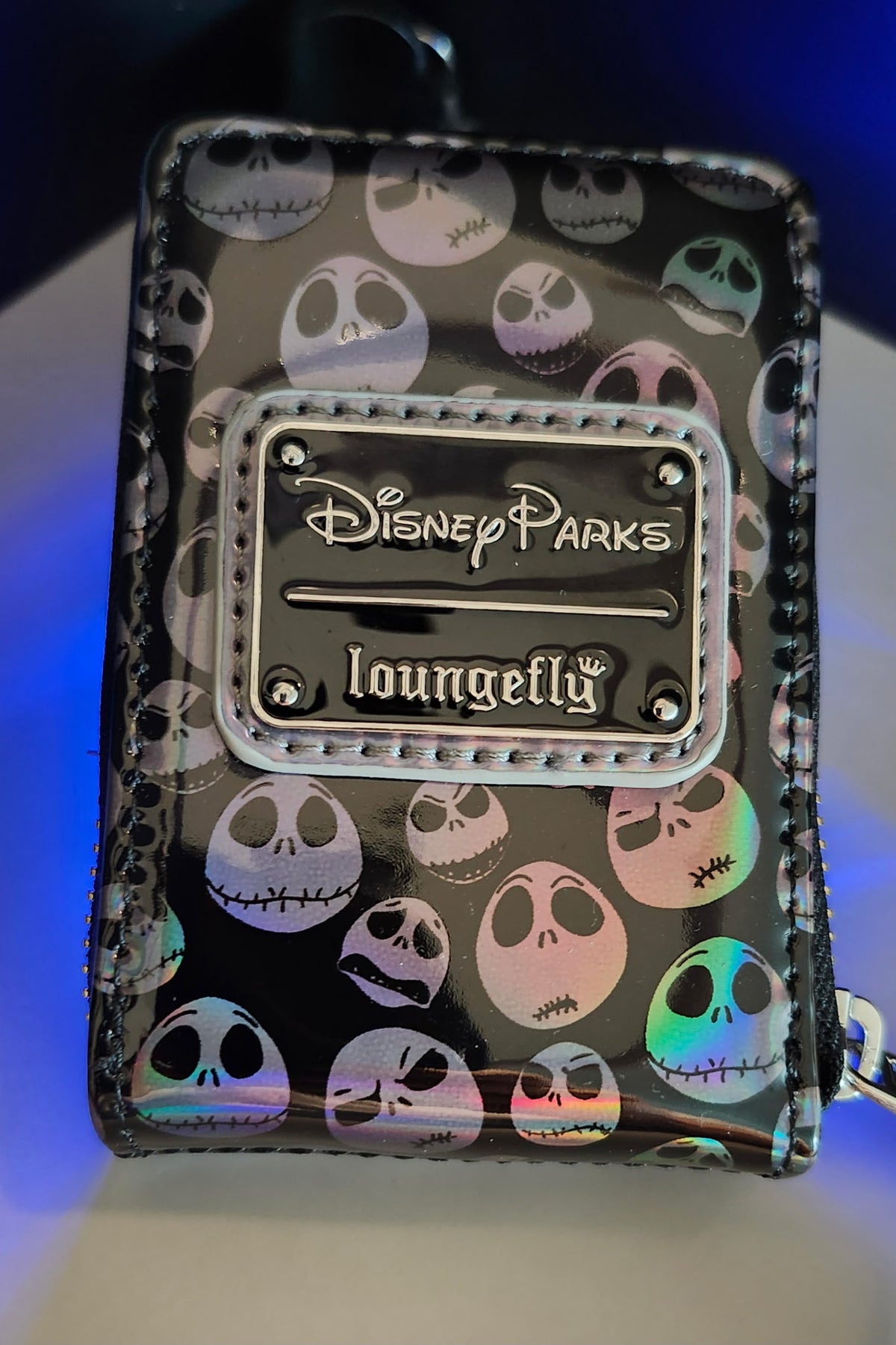 Disney Parks Loungefly Nightmare Before Christmas Jack Faces Accordion Wallet