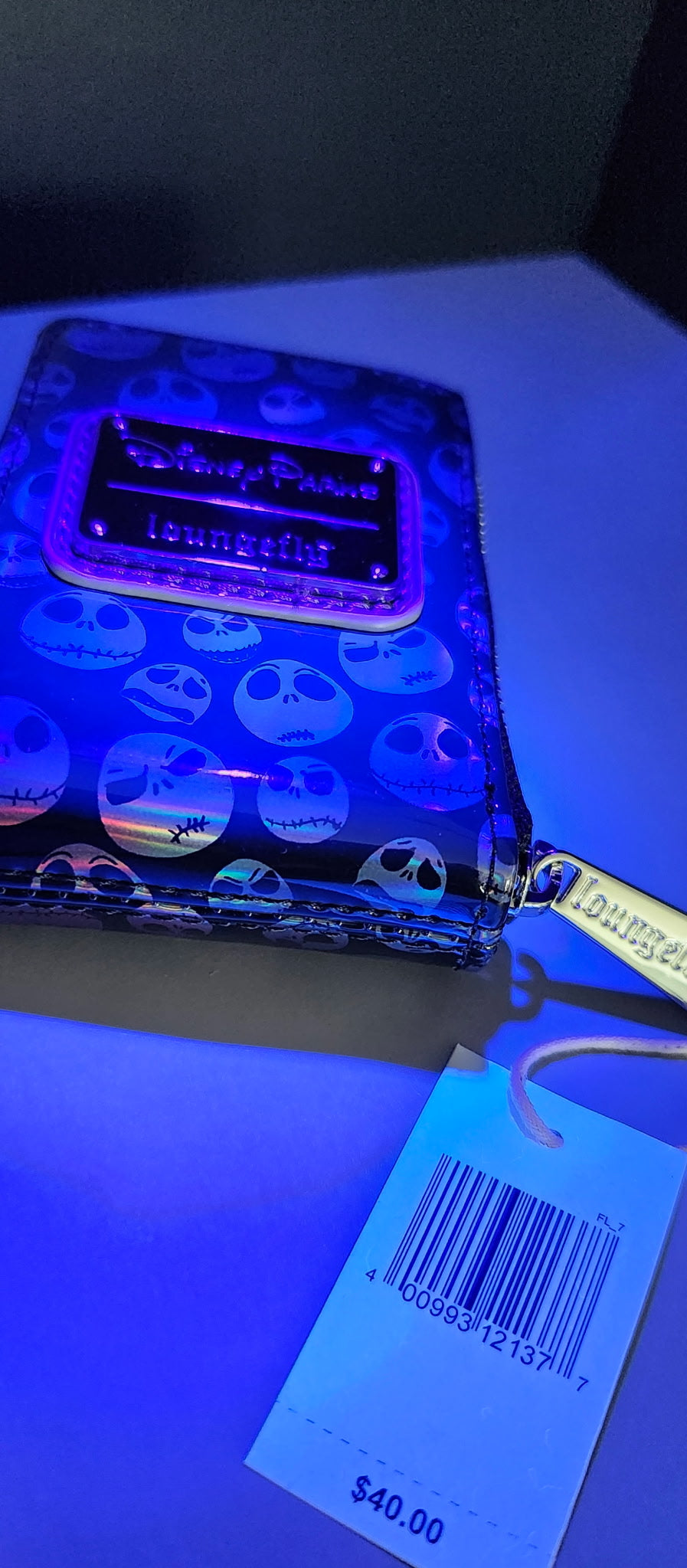 Disney Parks Loungefly Nightmare Before Christmas Jack Faces Accordion Wallet