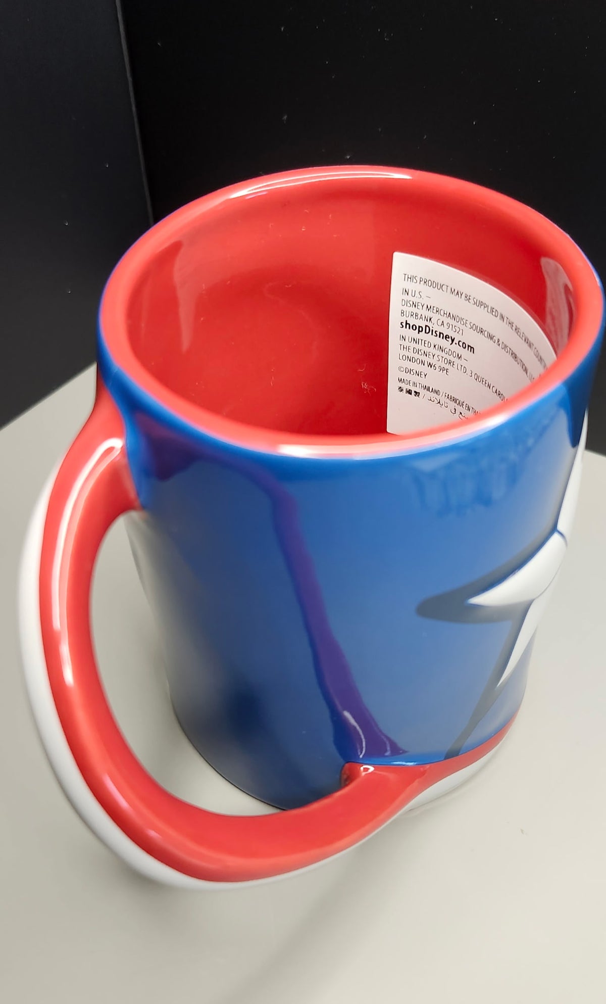 Disney Parks Marvel Captain America Shield 15oz Stoneware Mug NWT