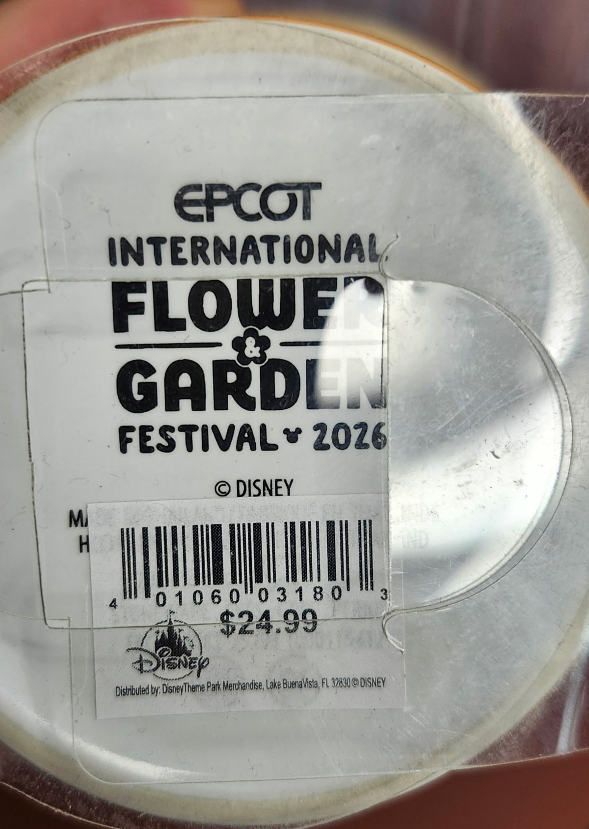 Disney EPCOT Flower & Garden Festival 2026 Orange Bird Mug w/ Lid NWT